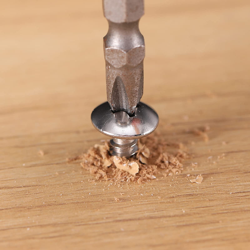 [Australia - AusPower] - #10 x 1-1/4" Wood Screw 100Pcs Truss Head Phillips 18-8 (304) Stainless Steel Fast Self Tapping Screws by SG TZH #10 x 1-1/4" 