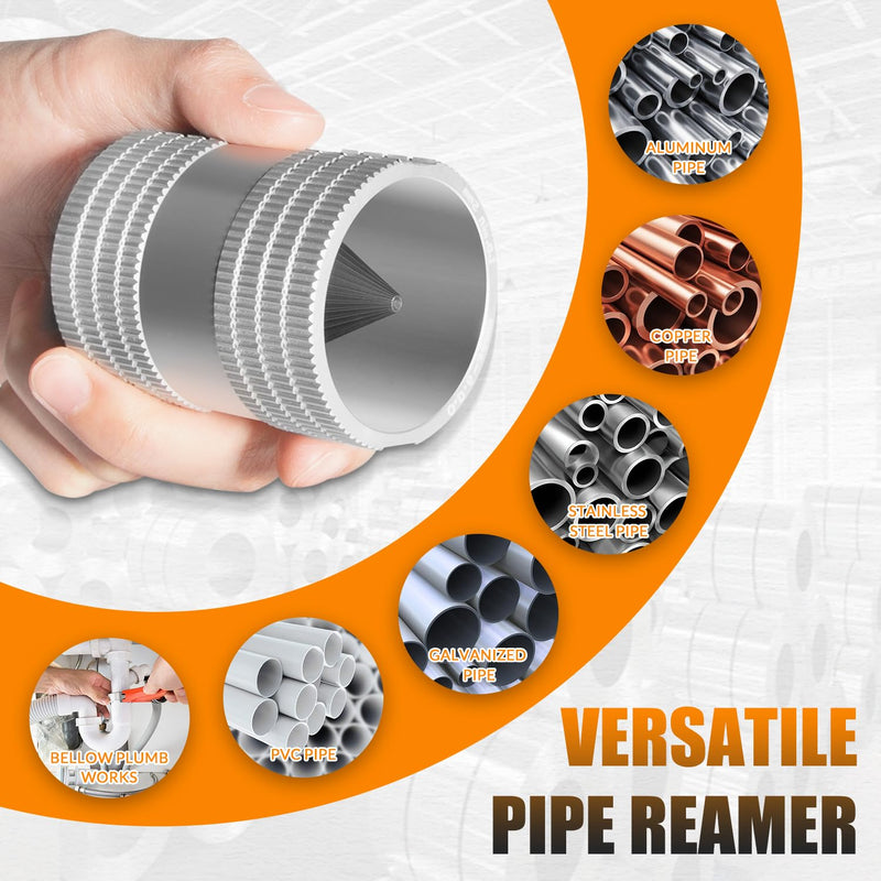 [Australia - AusPower] - 1/4" to 1-1/4" Inner/Outer Reaming Tool, Replace for 29983 Model 223S Reamer, Ream/Deburr/Bevel Aluminum, Copper, Stainless Steel Tubing and Pipe 