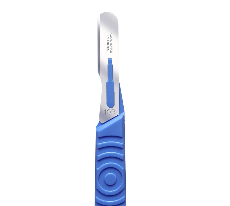 [Australia - AusPower] - Swann-Morton® #10R Sterile Disposable Scalpels with Blade and Guard 