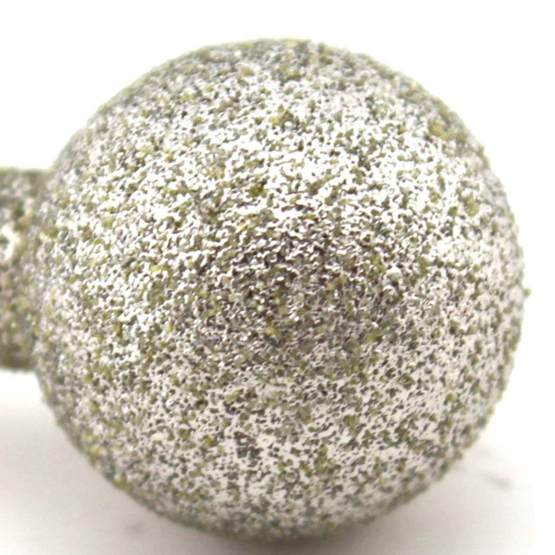 [Australia - AusPower] - 15 mm Dia Spherical Head Diamond Grinding Bit Coated Mounted Points Round Ball Burs Grit 80 Shank 6mm Coarse Tools for Stone Head Diameter 15 mm 