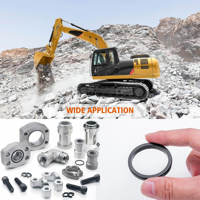 [Australia - AusPower] - BUSY-CORNER 4C-4784 Print D-Ring Kit, Nitrile 90, Hydraulic Hose Fitting Drings, Fits CAT Caterpillar Excavator 2701535 4C4784 Replacement 