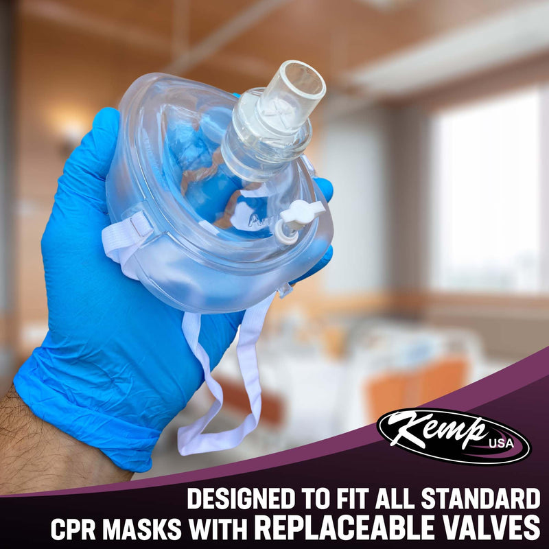 [Australia - AusPower] - Ambu Kemp USA Durable One Way Replacement Valve for CPR Mask - Essential First Aid Kit Equipment, Survival Gear - Emergency Supplies for Experts (10) 10 