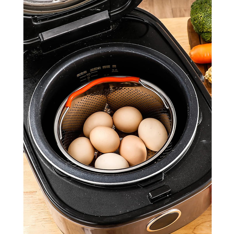 Steamer Basket for Instant Pot 18/8 Stainless Steel Strainer Basket Pressure Cooker Accessories (6L) 6L