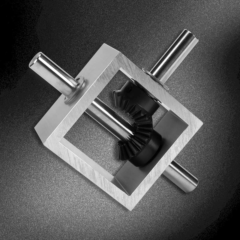 [Australia - AusPower] - 1Pcs Gear Box 1:1 Right Angle Bevel Gearbox 90°Bevel Gear 1.25 Module 20 Teeth Simple Mechanical DIY Module with 10mm Shaft 