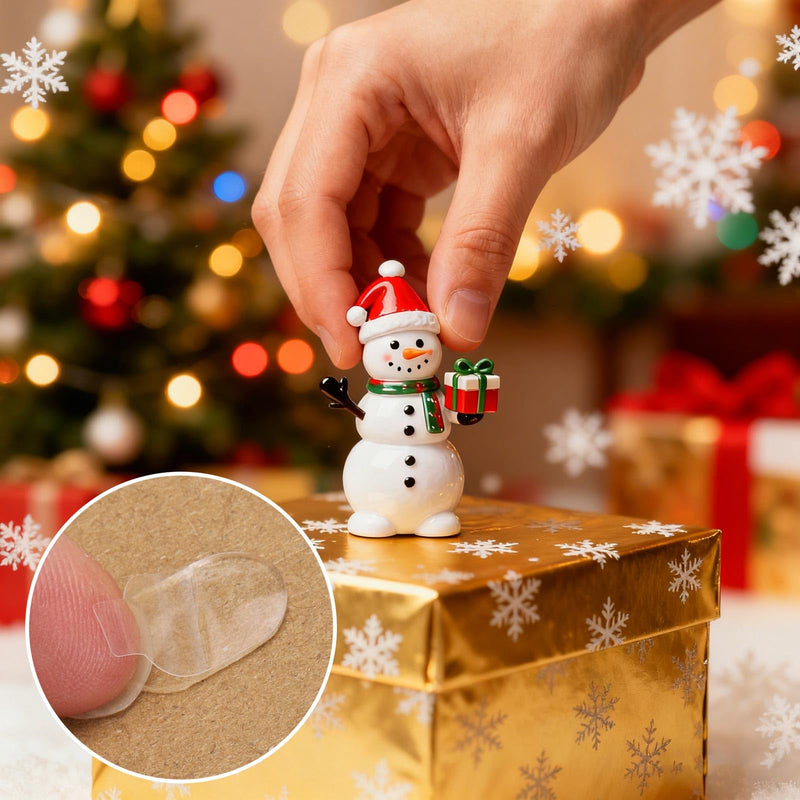 500Pcs Double Sided Sticky Dots，Sticky Adhesive Sticky Dots，Waterproof Removable Adhesive Dots for Wall Decorations, Balloons Party Decorations, Poster, Photos(Clear)
