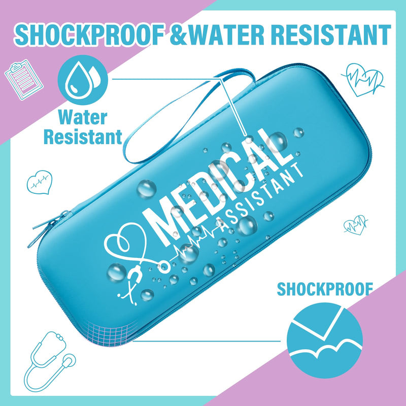 [Australia - AusPower] - Aliceset 3 Pcs Stethoscope Case Christmas Medical Assistant Gift Nursing School Essentials Stethoscope Bag with Mesh Pockets for Nurse Gift Hard Organizer Portable Travel Storage for Vet Medical Nurse 
