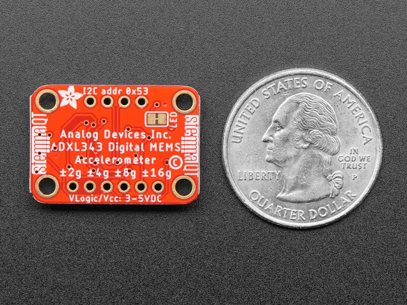 [Australia - AusPower] - Adafruit 4097 ADXL343 - Triple-Axis Accelerometer (+-2g/4g/8g/16g) w/ I2C/SPI 