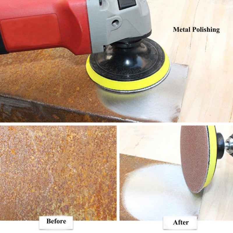 [Australia - AusPower] - HOTCKB 60 x Sandpaper 75 mm Velcro without Hole Sanding Sheet Diameter 75 Velcro Sandpaper Grit 40 P40 
