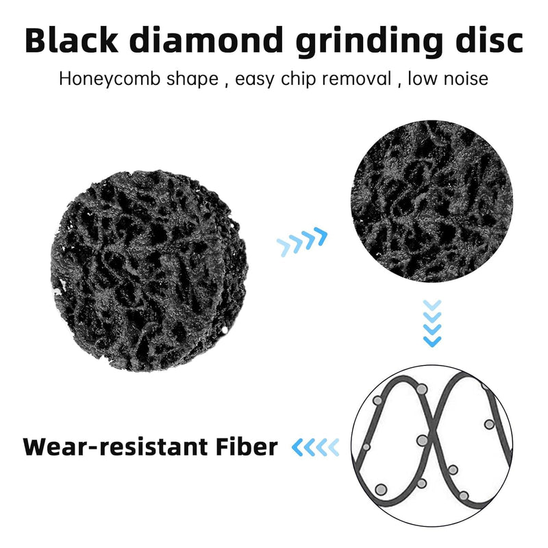[Australia - AusPower] - DMJJSD® 19 x 2 Inch CSD Disc, Grinding Disc, Coarse Cleaning Disc, Cleaning Disc Set, CSD Disc Drilling Machine for Surface Processing, Polishing, Rust Removal, Welds Remote, 50 m 