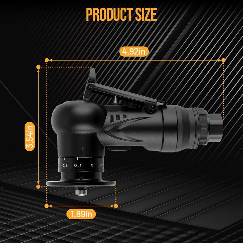 Beaiguna Pneumatic Chamfering Tool, Chamfer Tool with 6 C-Angle & 6 R-Angle Blades, Upgrade Air Chamfer Tool for 45° & Round Corner, Chamfering Tool for Metal and Wood