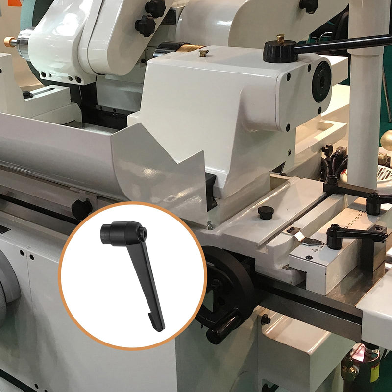[Australia - AusPower] - uxcell 2Pcs M12 Adjustable Knobs Handle Female Thread Push Button Ratchet Quick Release Locking Rotating Bolt for Lathe Machinery, Black 