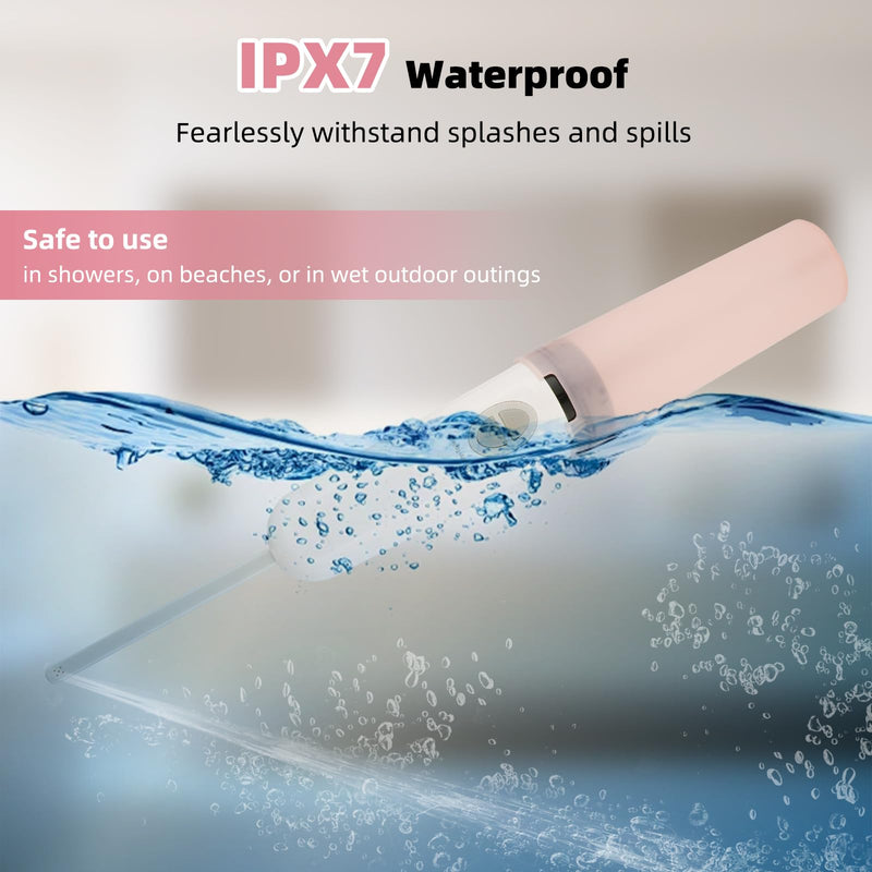 Hibbent Portable Bidet for Travel, High Pressure Handheld Electric Sprayer, Rechargeable Travel Bidet for Women & Men, Personal Hygiene Cleaning, Soothing Postpartum Care, Pink 1
