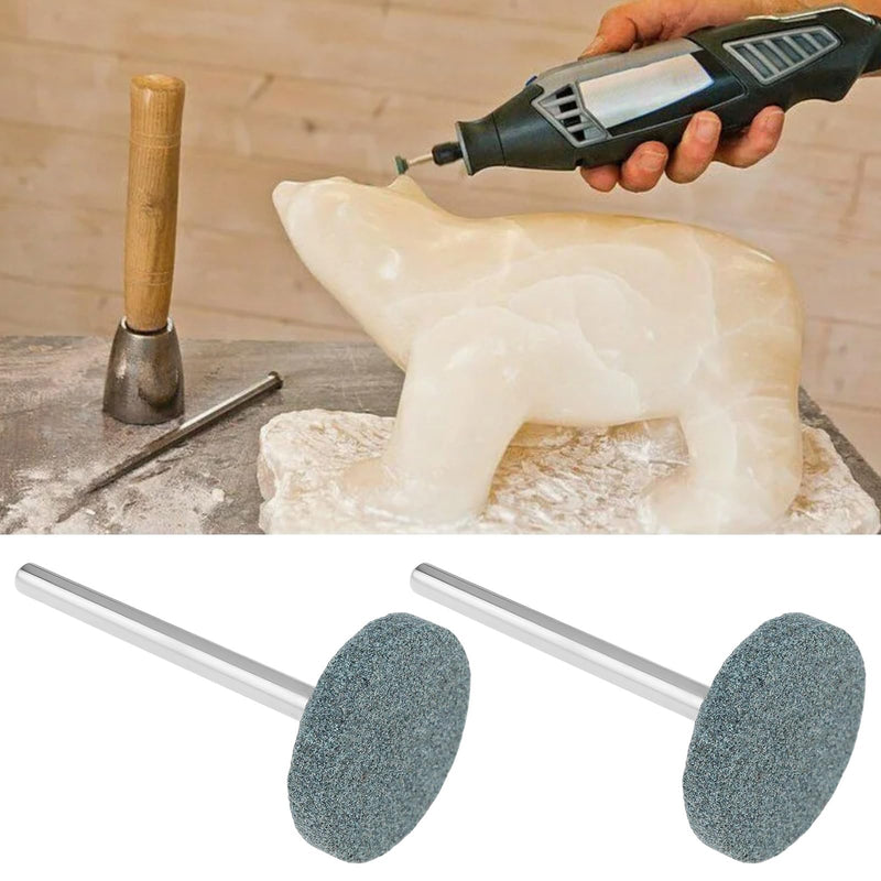 [Australia - AusPower] - Briny River Pack of 10 20 mm Silicon Carbide Whetstone Wheel 1/8 Shank Compatible with Dre-mel 