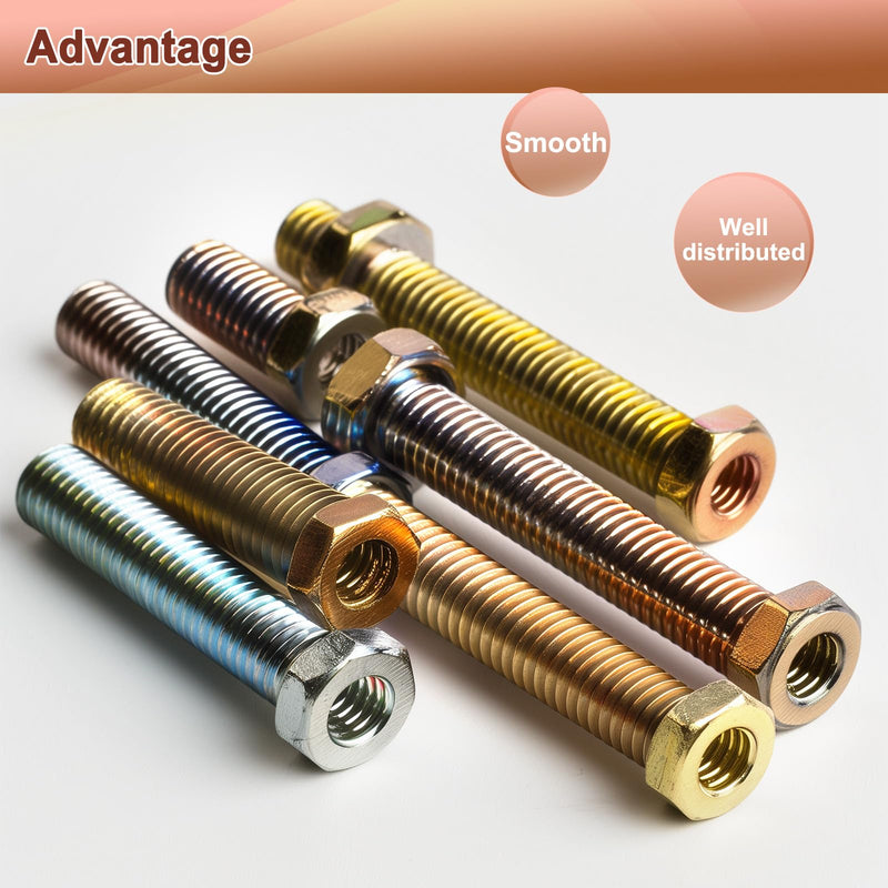 [Australia - AusPower] - 5/16" x 4" Fully All Threaded Rod Studs, 12pcs Carbon Steel Color Zinc Finished Right Hand Thread Screws for Furniture Garden Railing Mounting Assembly, Fastening Steel Frame Connections 5/16" x 4" 