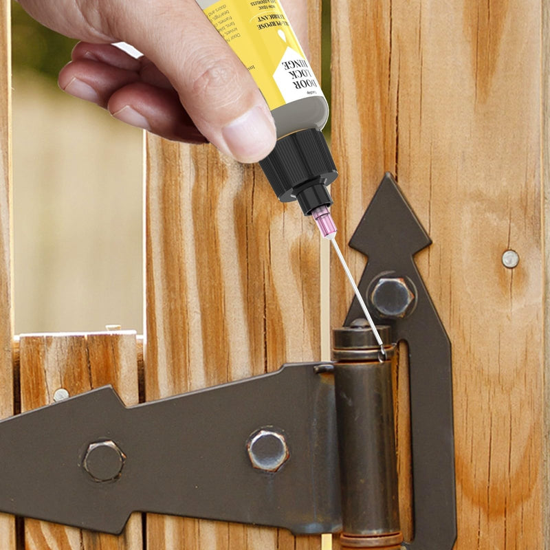 [Australia - AusPower] - Qucship Door Hinge Lubricant 1 oz Needle Oiler, Upgraded Squeaky Door Hinge Lubricant for Lock, Tools, Bicycles 