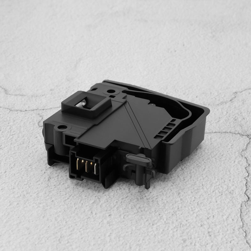 1pc Washing Machine Door Lock Switch Solenoid Interlock Replacement Parts Compatible with Samsung DC34-00026A WD90J6410AW Black