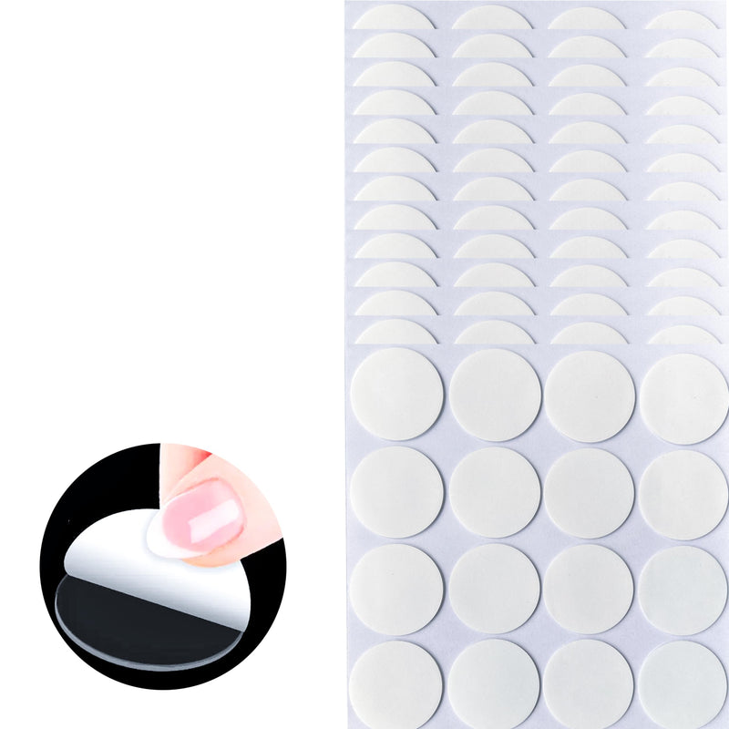 200 PCS Nano Double Sided Tape, 1.18" Round Putty Clear Sticky Tack, Glue Adhesive Dots for Picture Art Crafts Poster Decoration Balloons Festival Party, Removable Multipurpose 200