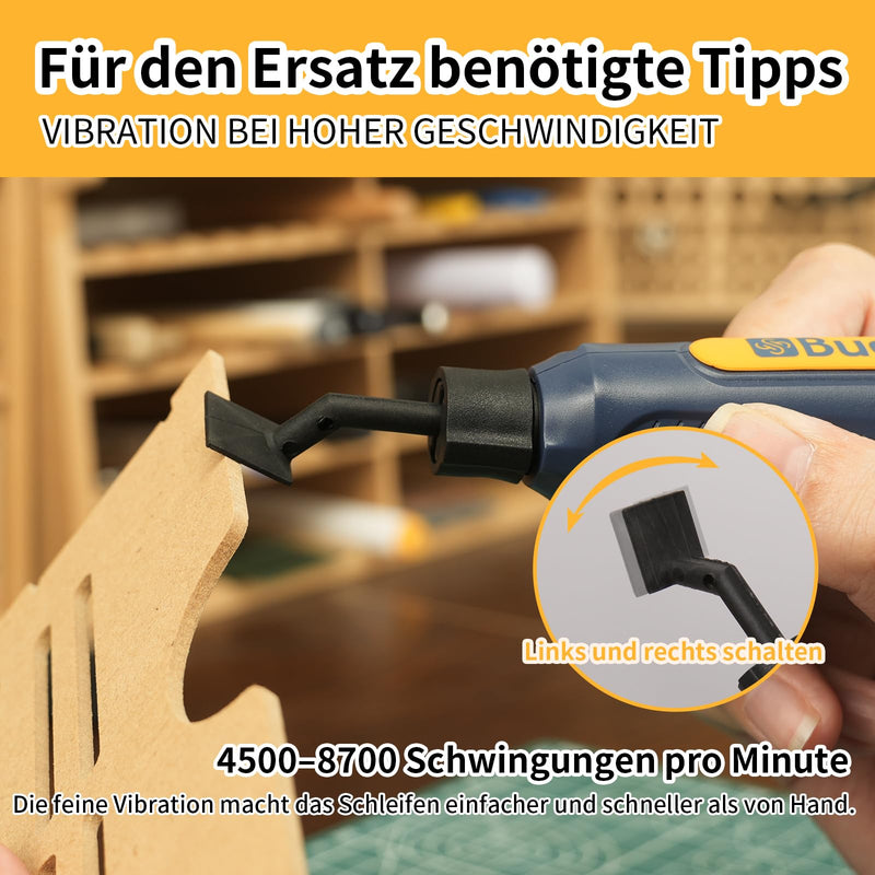 Cordless Pen Grinder, 5 Speeds and USB Charging with LED Light, Multipurpose Power Tool, Mini Grinder for Grinding, Polishing, Finishing, DIY Crafts