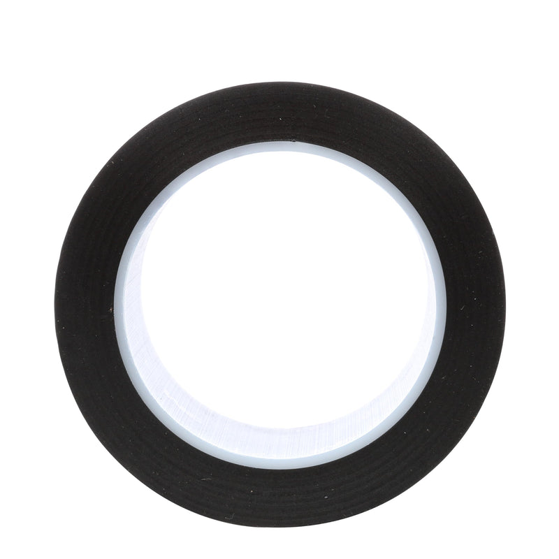 3M Vinyl Tape 471, 2 in x 36 yd, Black, 1 Roll, Paint Alternative for Floor Marking, Social Distancing, Color Coding, Safety Marking