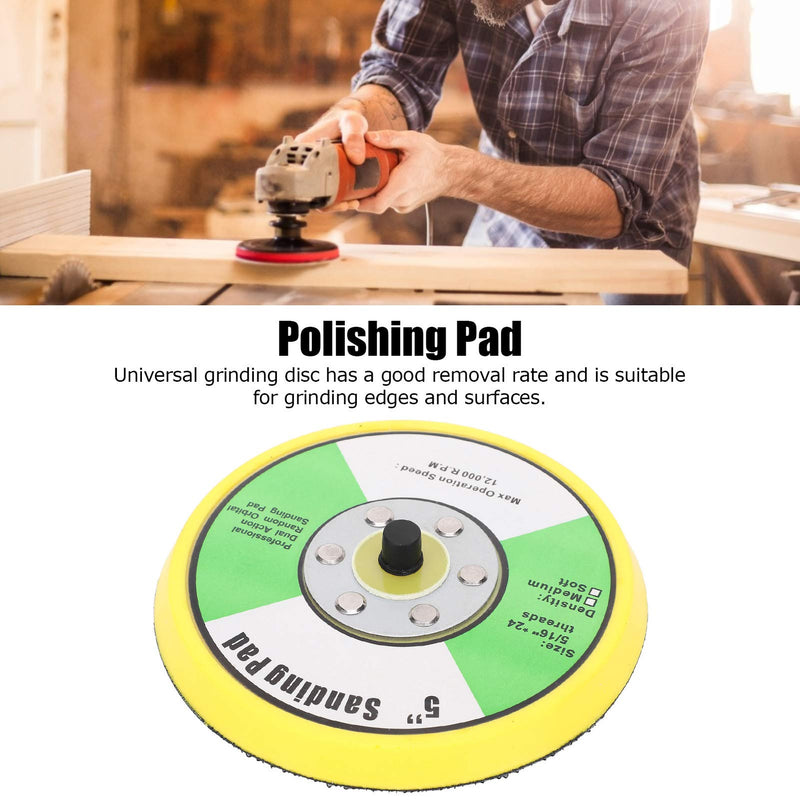 [Australia - AusPower] - 5 Inch Sander Sanding Pad Universal Sanding Disc for Polishing Sanding Discs for Polishing Pneumatic Sander Buffer Polishing Disc 125 mm 