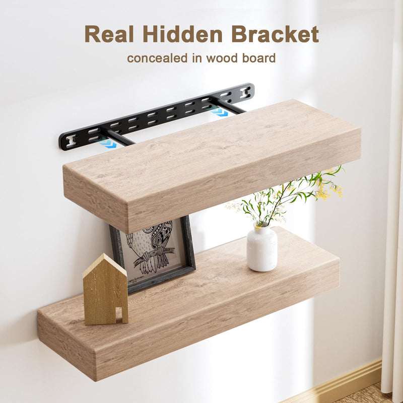 1pc Floating Shelf Bracket Heavy Duty,Decorative Floating Shelf Hardware Hidden Black Metal Fireplace Mantel Brackets (18"X8"X1.0" Without Tools) 18"X8"X1.0"