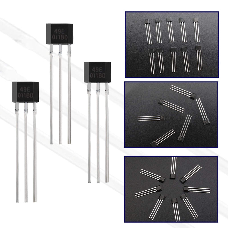 [Australia - AusPower] - OTOTEC 10 x 49E OH49E S49E SS49E TO-92 Linearer Halleneffekt-Sensoren Magnetdetektor 3 Pins empfindlicher Schalter Sensor für Elektrofahrzeuge Motorreparaturanwendungen 