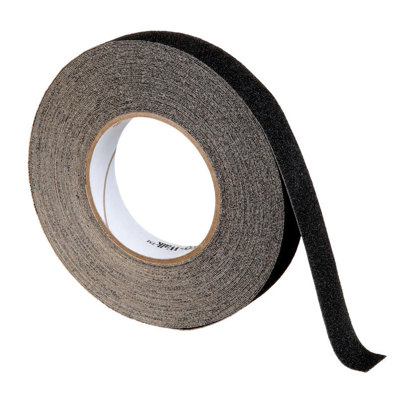 3M 1" x 60' Roll Black 610 Series Safety-Walk Anti Slip Safe Way Traction Tape Non Skid Abrasive Grit Safety