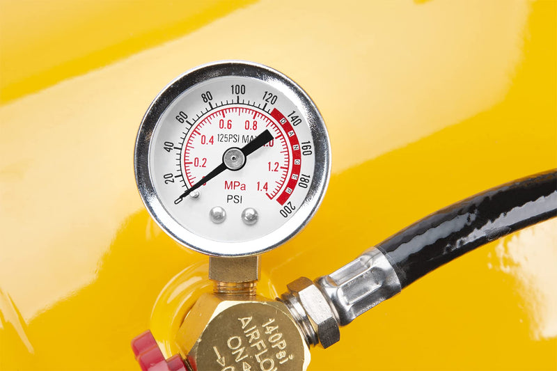 [Australia - AusPower] - Performance Tool W10055 0-200 PSI Air Gauge for Air Tank Accessory Air Tank Gauge 
