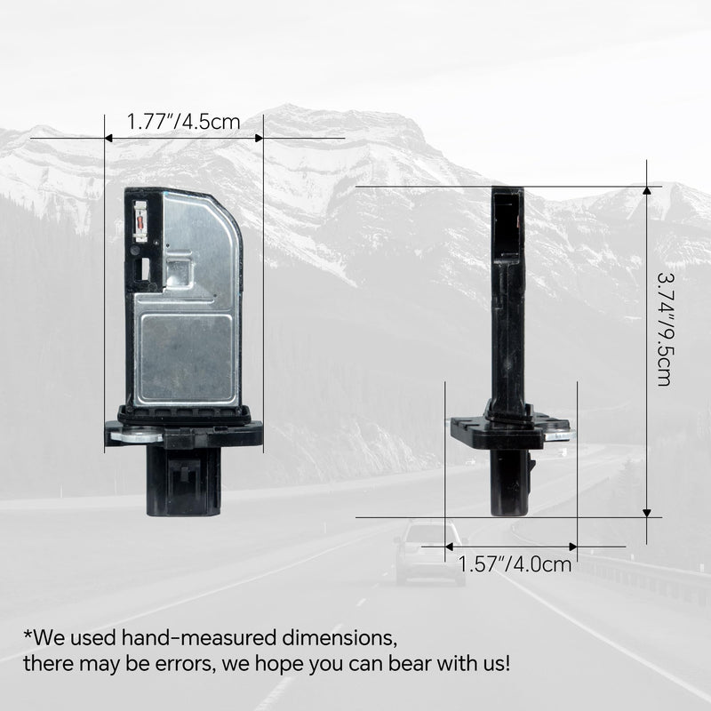 Mass Air Flow Sensor MAF Compatible with Ford F-150/250/350/450/550, E-350/450 Super Duty, Flex, Fusion, Lincoln Navigator, MKS, MKT, Replaces BR31-12B579-AA, BR3Z-12B579-A
