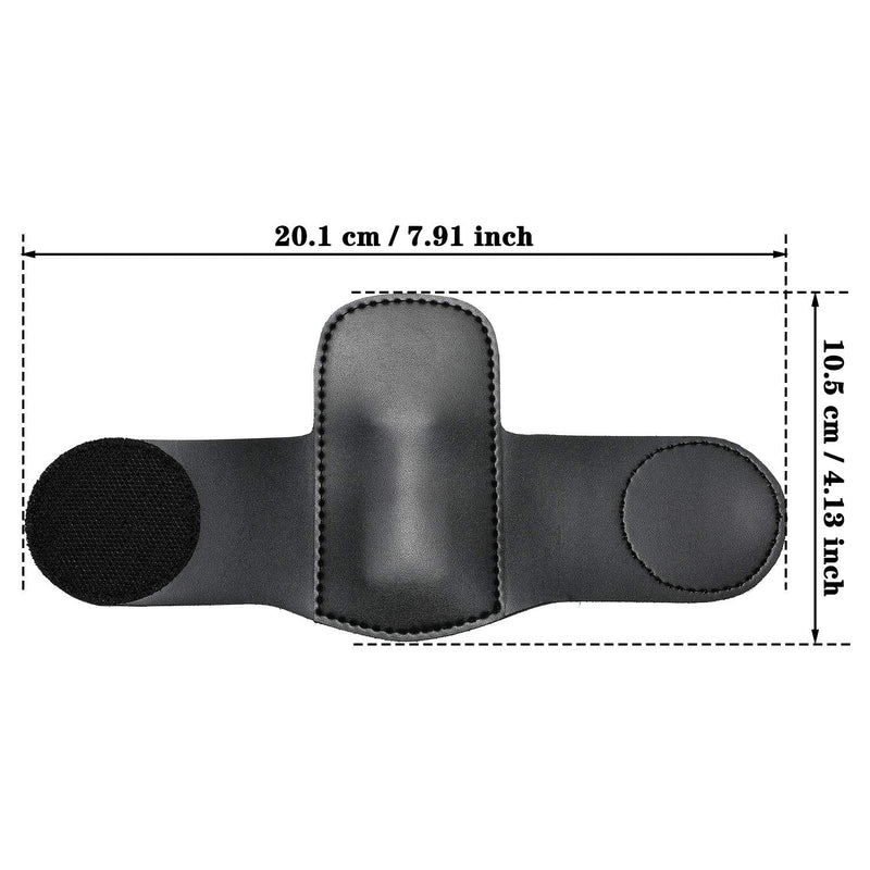 [Australia - AusPower] - Artificial Leather Stethoscope Holder Handmade Stethoscope Hip Holder with Clip to Protect from Neck Carrying or Loss for Holding Your Stethoscope (1) 1 