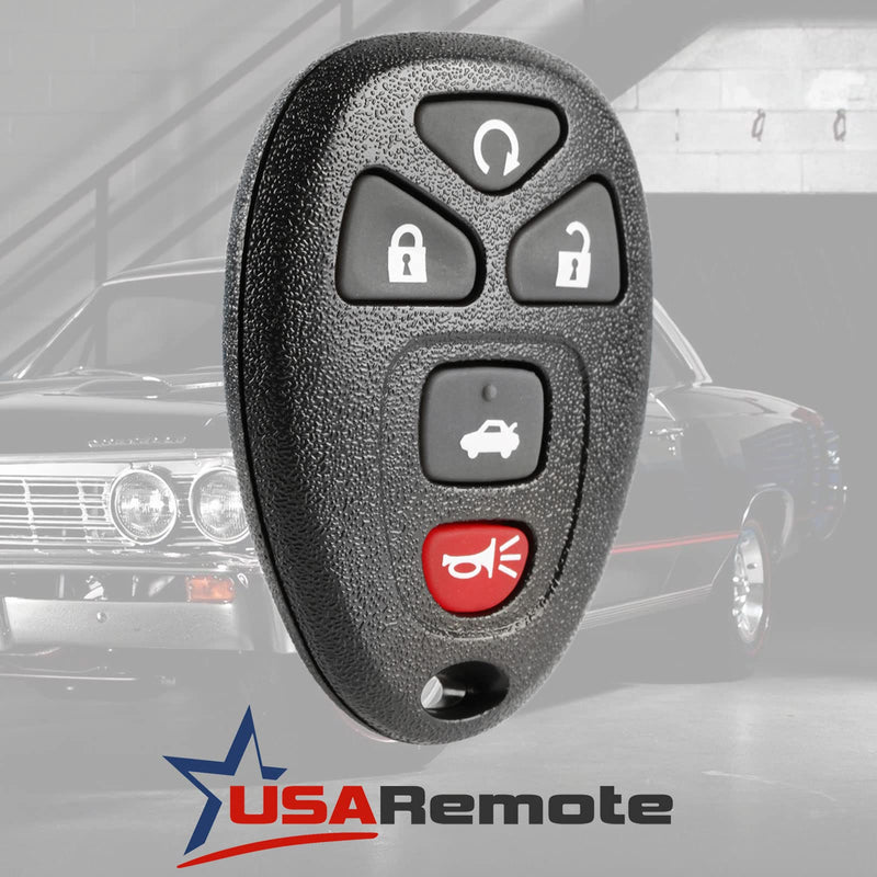 [Australia - AusPower] - Key Fob Keyless Entry Remote with Ignition Key fits Cadillac DTS/Chevy Impala Monte Carlo 2006 2007 2008 2009 2010 2011 2012 2013 g-860 46-key 