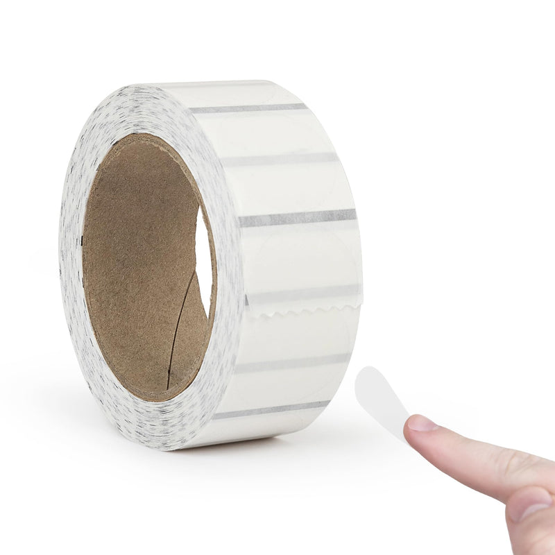 NextDayLabels Clear Circle Stickers - 1,000 Count 1.5" Round Sealing Labels on Roll - Clear Wafer Stickers for Packaging, Mailing, Retail, Crafts, and Envelopes - Made in USA