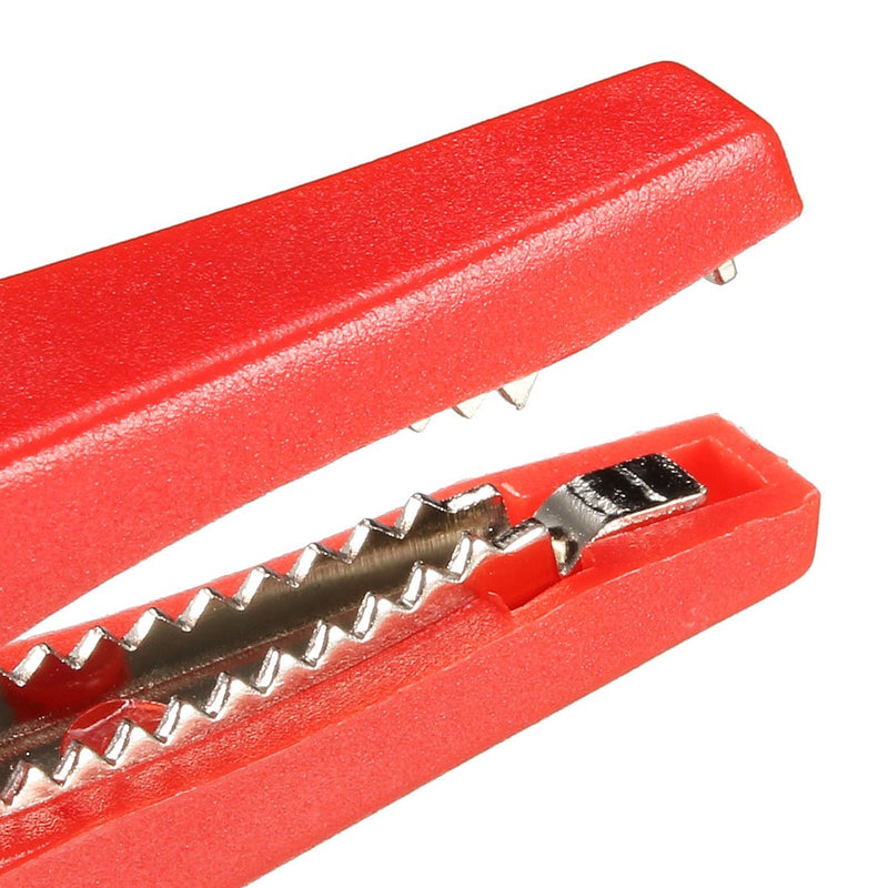 [Australia - AusPower] - uxcell 1 Pair Alligator Clip Adapter Extender 4mm Banana Jack 1000V 30A Test Clamp Full Shroud Insulated Red and Black 