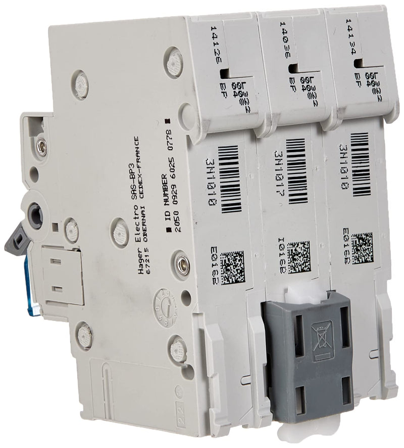 [Australia - AusPower] - Hager MBN316 Circuit Breaker 3-Pin 6kA B-Characteristic 16A 3 Modules 