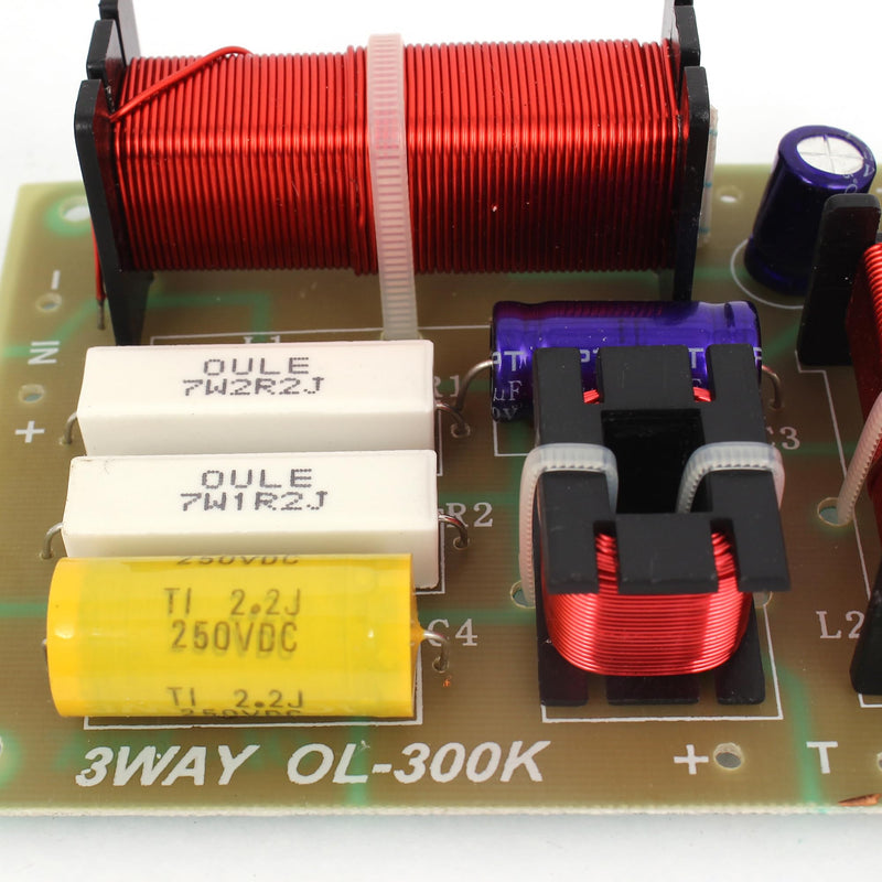 [Australia - AusPower] - uxcell 2 x 180W 3-Way Audio Crossover Filters Frequency Divider Speaker 850/4800 Hz 
