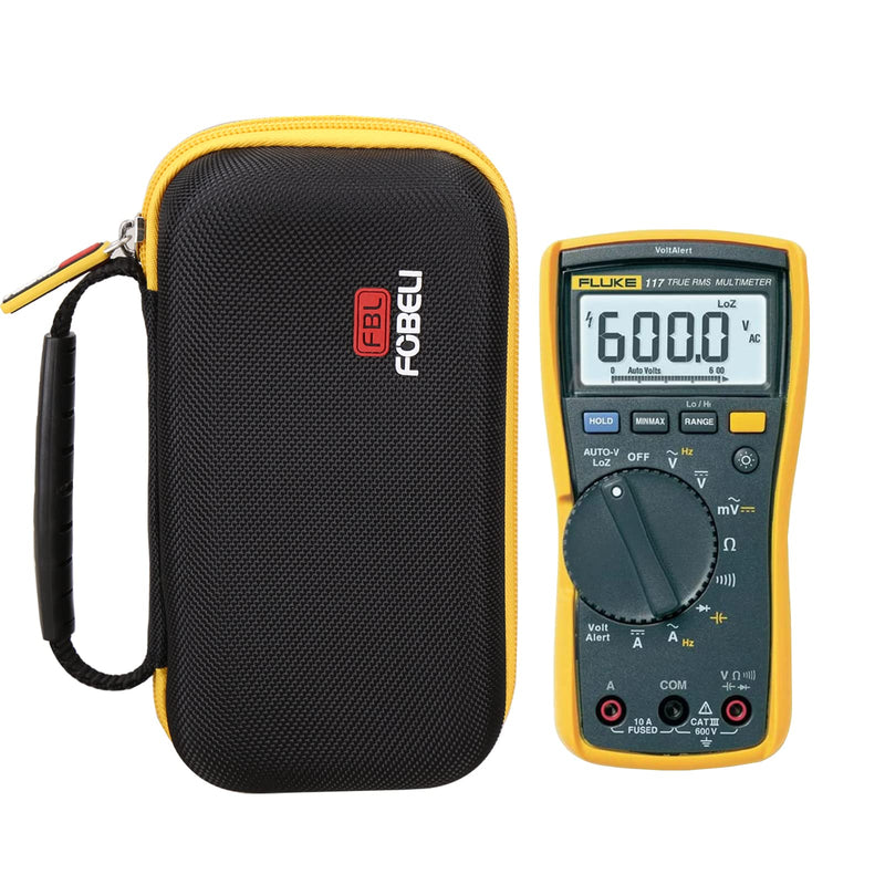 [Australia - AusPower] - FBLFOBELI EVA Travel Carrying Case for Fluke 117 115 116 114 113 Digital Multimeter, Storage Organizer Bag (Case Only) 