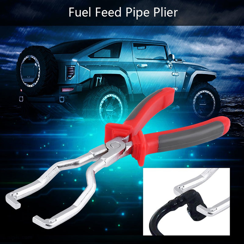 Keenso Car Fuel Line Pliers, 45# Steel Fuel Line Fuel Hose Inline Fuel Filter Clamp Removal Tool