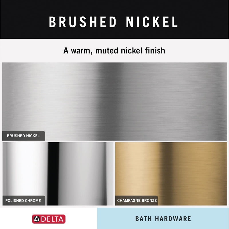 Delta Towel Rack | 24 Inch Brushed Nickel Towel Bar for Bathroom, Kitchen | Windemere Accessories