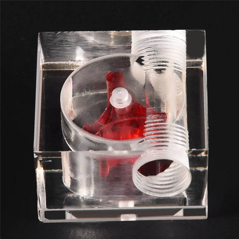 [Australia - AusPower] - G1/4 Threaded Meter Indicator for PC Computer Water Cooling System Quadrate 2 Ways Water Flow Meter PC Water Cooling 