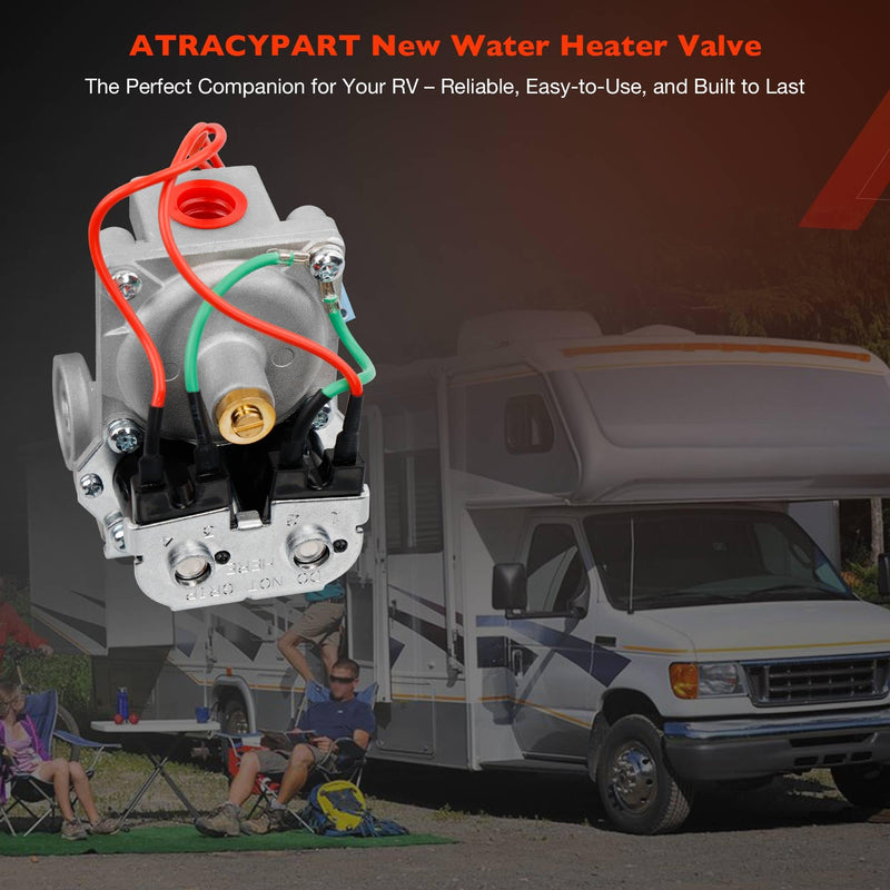 [Australia - AusPower] - GC6AA-10E 93844 RV Water Heater Solenoid Gas Valve Replacement | Compatible with Atwood 6 and 10 Gallon Water Heaters | Replace OEM # 93870 93321 92078- for GC10A-4E G6A-8E G6A-6E G6A-4E G10-3E 