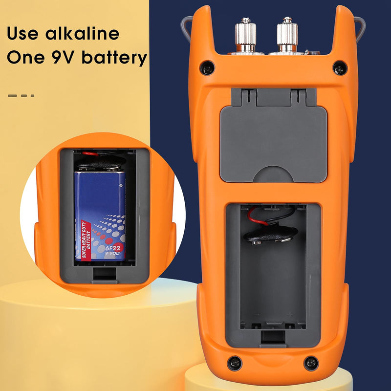 [Australia - AusPower] - A-330A SCAPC FCAPC adapters Fiber Optic PON Optical Power Meter 1310nm 1490nm 1550nm Handheld PON Optical Power Network Detection Online Cable Tester with LED Lighting A-330A 