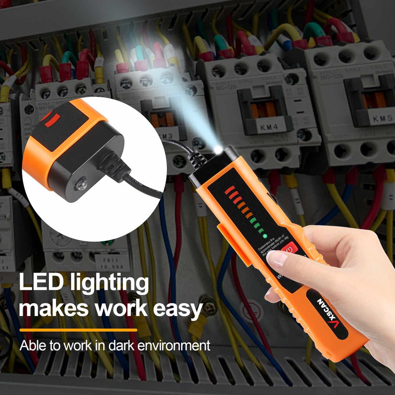 [Australia - AusPower] - VXSCAN Underground Cable Wire Locator, F04 Wire Tracer Tester with Headphones, Earth Cable Locators for Dog Fence, Irrigation Control Wires 