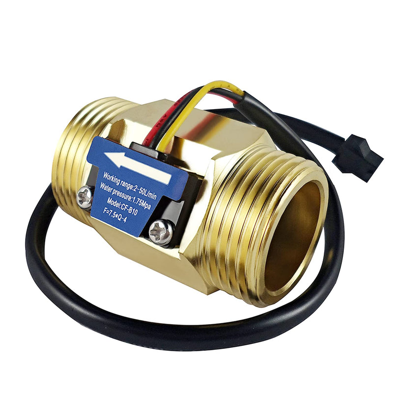 [Australia - AusPower] - Digiten G1" Male Thread Water Flow Hall Sensor Switch Flowmeter Counter 2-50L/min 