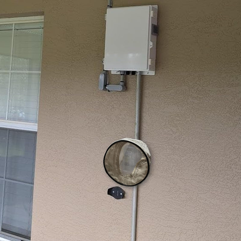 [Australia - AusPower] - Smart Meter Cover,E mf R adiation Meter Cover Shield, e m f Blocker for Home Faraday Cage for Smart Meter Shield Visible RF Shield Guard Block 5G with Adjustable Bottom Meter Cover 