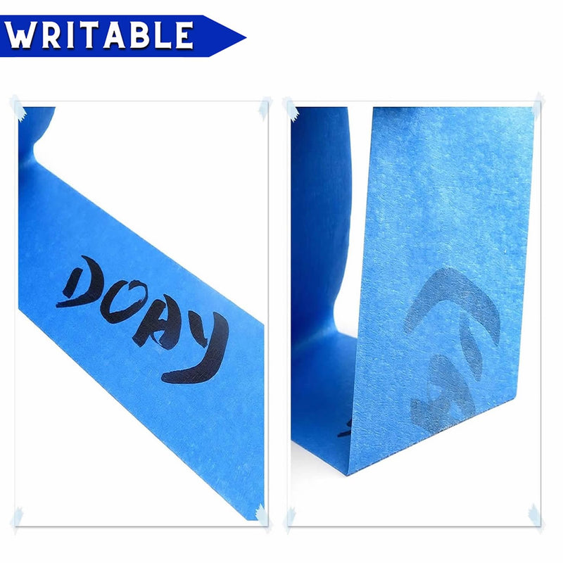 [Australia - AusPower] - Blue Painters Tape 3/4 Inches x 30 Yards - Multi Surface Use - 120 Yards Total - 4 Rolls 0.75" 