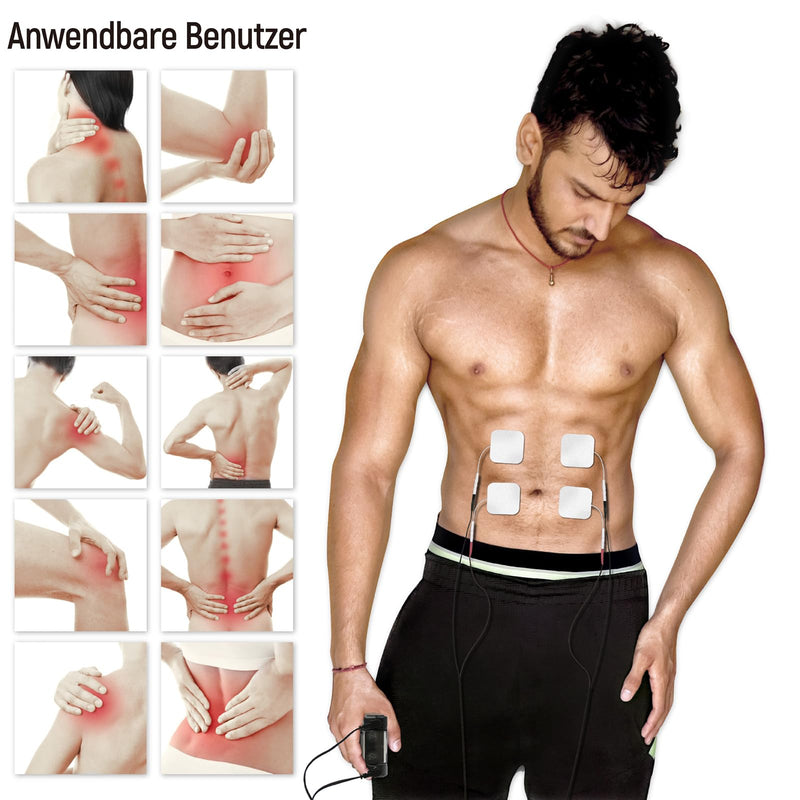 iStim Super Soft 5x5cm TENS Unit Electrodes for TENS Massage EMS - 100% JAPANESE GEL (48)