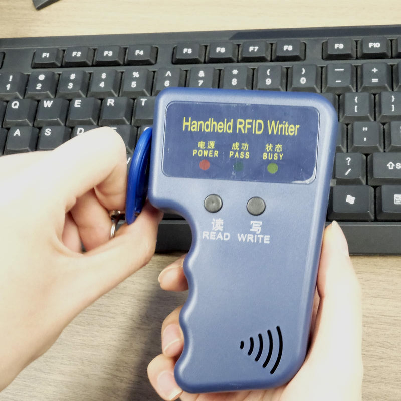 [Australia - AusPower] - RFID Reader Writer Handheld 125KHz RFID Writer Copier Smart ID Card Duplicator Used for T5577 or EM4305 