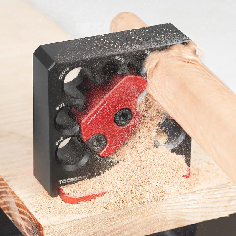 [Australia - AusPower] - Toolcool Electric Drill Carbide Inserts Dowel Maker High Speed Cutter Plate (Imperial 8 Holes) Imperial 