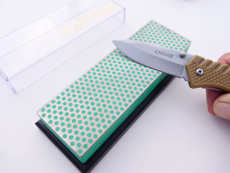[Australia - AusPower] - Diamond Machining Technology (DMT) W6EP Diamond Whetstone Sharpening Stone With Plastic Case, Extra Fine, 6 Inch , Green 