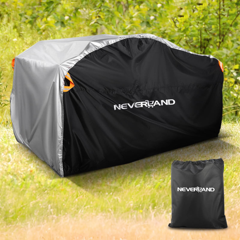 Neverland ATV Cover Waterproof Heavy Duty XL Universal Quad Cover Outdoor Storage Cover 4 Wheeler Rain Cover All Weather for Polaris Sportsman Yamaha Honda Kawasaki Quad Bike XL: Up to 82 Inch